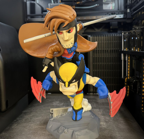 1ft 2in 14"  Wolverine and Gambit with better changes