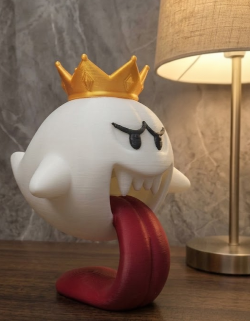 11" King boo from mario on tounge 