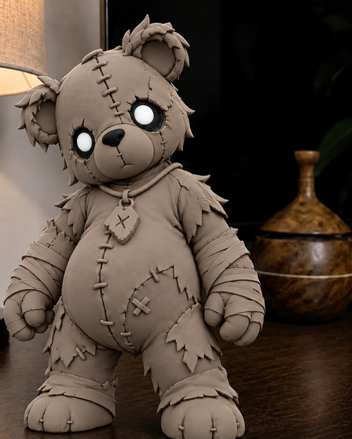 10" Halloween Scary Stitched Horror Teddy Bear 