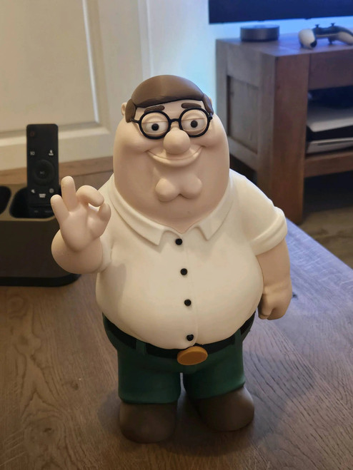 1ft 7in 19" Peter Griffin Family Guy 199.99 3dCurioPrints 3dcurioprints.com 444841768059_34A0