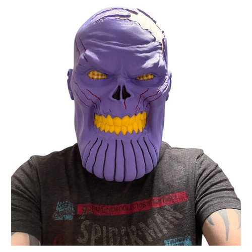 Zombie Thanos helmet cosplay fits heads up to 24" 