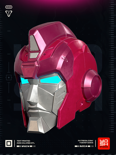 1986 Transformers MDLX Hot Rod helmet fits heads up to 24"