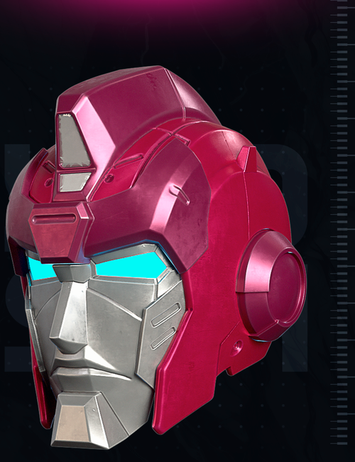 1986 Transformers MDLX Hot Rod helmet fits heads up to 24"