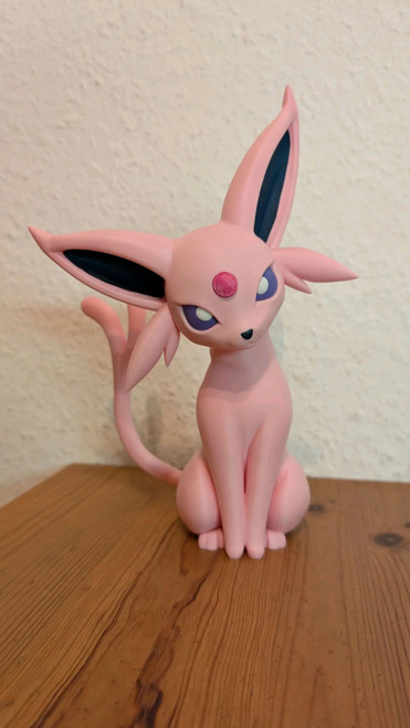 18" 1ft 6in Espeon Pokemon statue 189.99 3dCurioPrints 3dcurioprints.com 444817349346_2D6D
