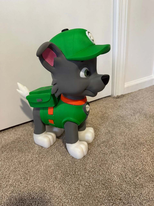 17" 1ft 5in Paw Patrol Rocky 229.99 3dCurioPrints 3dcurioprints.com 444821090796_08DB