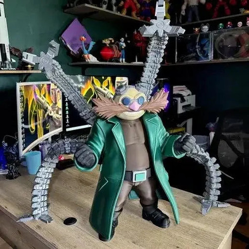 16" Dr. Eggman Dr. Robotic, Eggtopus sonic bust will be bigger due to arms 199.99 3dCurioPrints 3dcurioprints.com 444313161237_6F8A