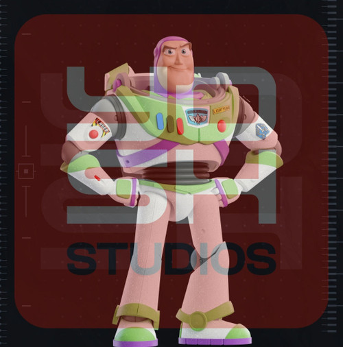 4ft Life-Size Buzz Lightyear Statue with Wings Glued On Your Side 4999.99 3dCurioPrints 3dcurioprints.com 444487636747_B6F2
