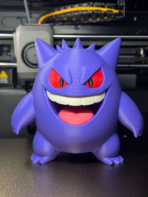 10" Gengar Pokemon Figure Bust Collectible Display Statue 114.99 3dCurioPrints 3dcurioprints.com 444786919670_FE14