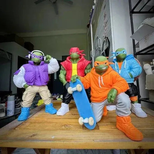 TMNT Urban lot all 4 16" Michelangelo 20" Leonardo, 20" Donatello +23" Rapheal 599.99 3dCurioPrints 3dcurioprints.com 442961582818_1314