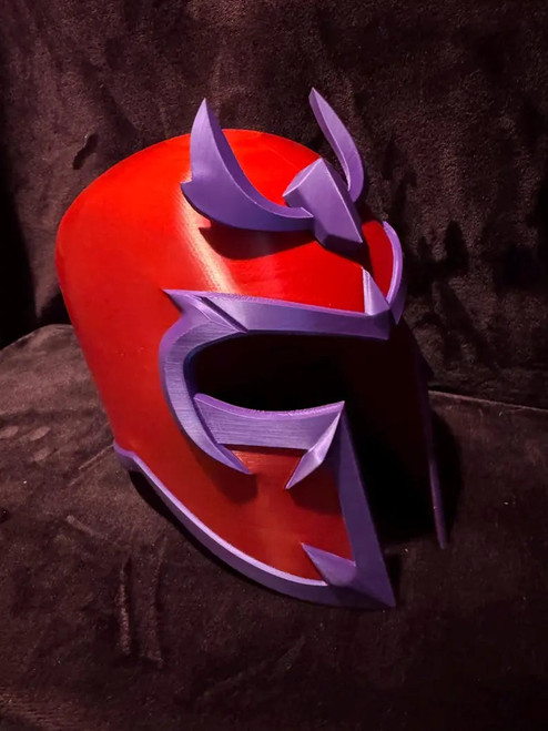 Magenta Mask Helmet For Costume Props Fits Heads Up To 24 Inches 139.99 3dCurioPrints 3dcurioprints.com 443653757338_7DB7