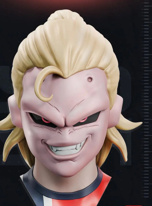 Majin Buu Dragon Ball Z Anime Soccer Helmet Mask Haaland 249.99 3dCurioPrints 3dcurioprints.com 444023735256_4B25