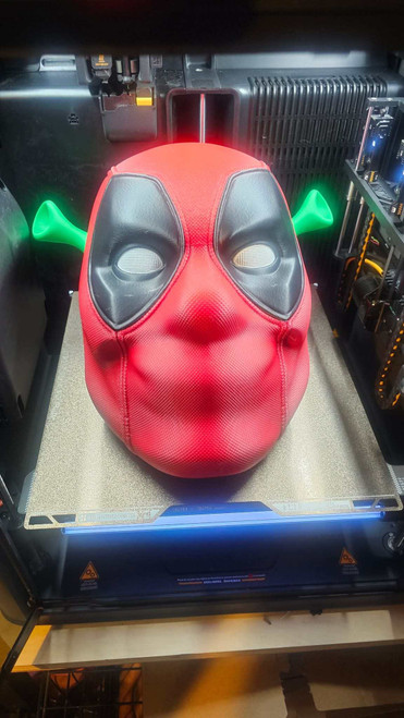 Shrekpool mask helmet fits stand size heads fits heads up to 24" only clean 149.99 3dCurioPrints 3dcurioprints.com 442943304172_F7C5_!