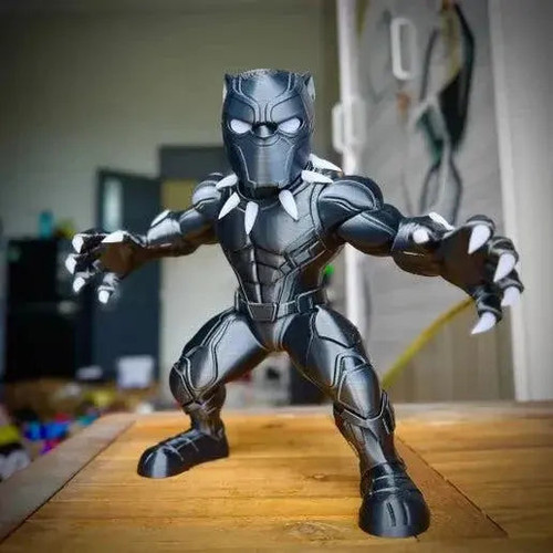 11-Inch Black Panther Statue Figure | Marvel Collectible Display Sculpture 114.99 3dCurioPrints 3dcurioprints.com 442949481595_1FA2