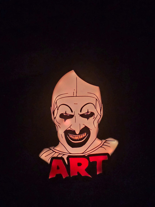 Art the Clown Terrifier Art Lightbox - Ready to Ship 69.99 3dCurioPrints 3dcurioprints.com 442423462790_C0C3