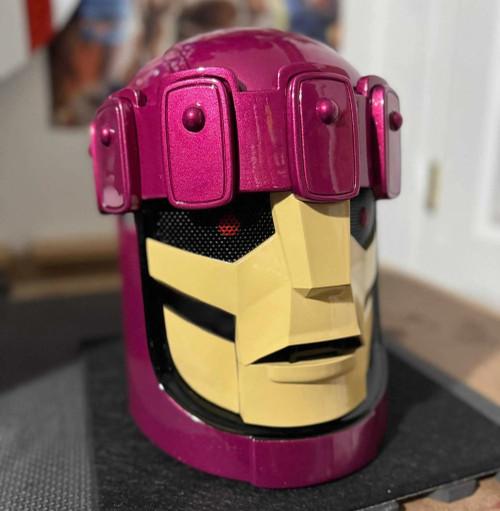 Sentinel helmet Cosplay mask 1 size fits heads up to 24" colored not painted 139.99 3dCurioPrints 3dcurioprints.com 442714190644_9834