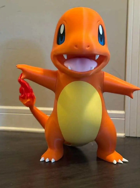 Full Size 2ft Anime Charmander Bust Statue Figure Decor 299.99 3dCurioPrints 3dcurioprints.com 441529370870_AEA0