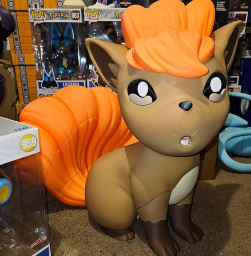 Large 1:1 1ft 10in Vulpix Bust Statue | 3dCurioPrints 299.99 3dCurioPrints 3dcurioprints.com 441531781612_311B
