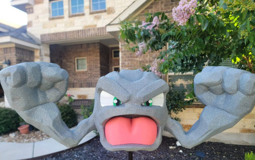 Full Size 1ft 3in Geodude Bust Statue | 3dCurioPrints 299.99 3dCurioPrints 3dcurioprints.com 441534275912_E05D