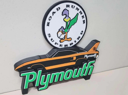 Fastcar Road Runner Wall Desk Art Decor | 3dCurioPrints 79.99 3dCurioPrints 3dcurioprints.com 441566613996_C6A4