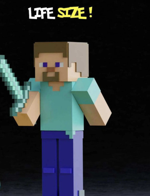 Life-Size Steve Bust Statue 3 ft – 1:1 Display Figure 899.99 3dCurioPrints 3dcurioprints.com 441519860286_F53E