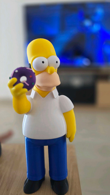 2ft 2in 26" Homer Simpson w/ Donut pink MASSIVE 3dCurioPrints 3dcurioprints.com New 249.99 