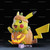 Custom Life Size Pikachu Figure With Decorative Pumpkin Base