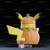 Custom Life Size Pikachu Figure With Decorative Pumpkin Base