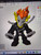 10" Ghost rider grey face figure bust statue 