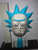 10" Rick Sanchez bust statue figure from Rick & Morty