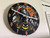 9" Ghostface Scream clock hands will vary  you provide batteries