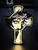 10" Jesus Cross Lightbox picture 100% making 127% bigger 