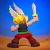 MASSIVE 2ft 6in 30" Asterix cartoon figure you have to glue in sword and maybe arm