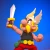 MASSIVE 2ft 6in 30" Asterix cartoon figure you have to glue in sword and maybe arm