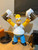 25" 2ft 1in Homer Simpson pants blue glue beer bottles and arms your end