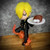 24" 2ft Sanji One piece holding turkey anime fire orange/red