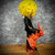 24" 2ft Sanji One piece holding turkey anime fire orange/red