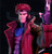 Gambit Life Size Statue 6ft 4in with Card and Weapon in Hand | Custom Made Marvel Cosplay Prop