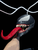 Venom Mask Helmet Fits Heads Up To 24 Inches Jaw Opens And Closes Colored white or beige teeth
