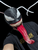 Venom Mask Helmet Fits Heads Up To 24 Inches Jaw Opens And Closes Colored white or beige teeth