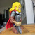 18" Thor Marvel Bust Statue with Glue-In Weapon Assembly