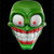 The mask from the movie 1 size fits all with magnets fits heads up to 24"