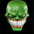 The mask from the movie 1 size fits all with magnets fits heads up to 24"