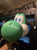 Green lizard full size mask yoshi mask helmet 1 size fits heads up to 24"