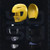 Yellow power ranger helmet mask 1 size magnets fits heads up to 24"