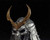 Shao Khan mortal kombat helmet mask 1 size fits standard heads fits heads up to 24"