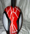 Spiderpunk helmet mask with spikes put together with magnets line color black or white fits heads up to 24"