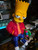Large Massive 26 Inch Tall Bart Simpson Statue stands up | 3D Print