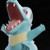 Large 1ft 6in Anime 0158 Totodile colored not painted Life Size | 3dCurioPrints