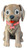 Custom 20-Inch Labrador Dog Figure With Name Tag