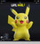 Life-Size Pikachu Statue 1:1 Scale – 12-Inch Display